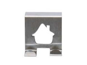 1blister gancio per anta/cassetto "casetta" in acciaio inox - cm.5x5 blister pz.2 cod:ferx.fer344241