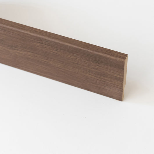 battiscopa  80x11 mm mdf 240 cm rovere scuro cod:ferx.2231