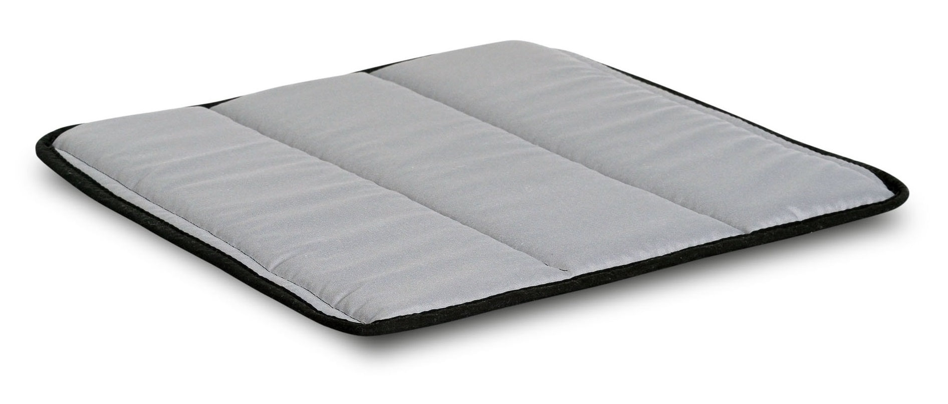 Cuscino trapuntato impermeabile AIO FACTORY 50x50 cm, cuscino da giardino grigio scuro