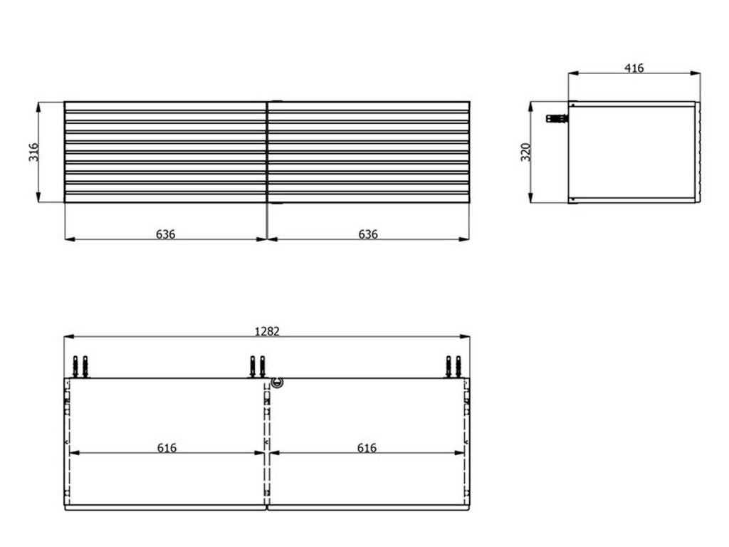 Colico, Mobile Porta tv un Ripiano, 128x41.5x32h cm Marrone Rovere Nodi
