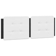 Cuscino Testiera Zadar Nero e Bianco 120 cm in Similpelle CFW2680193