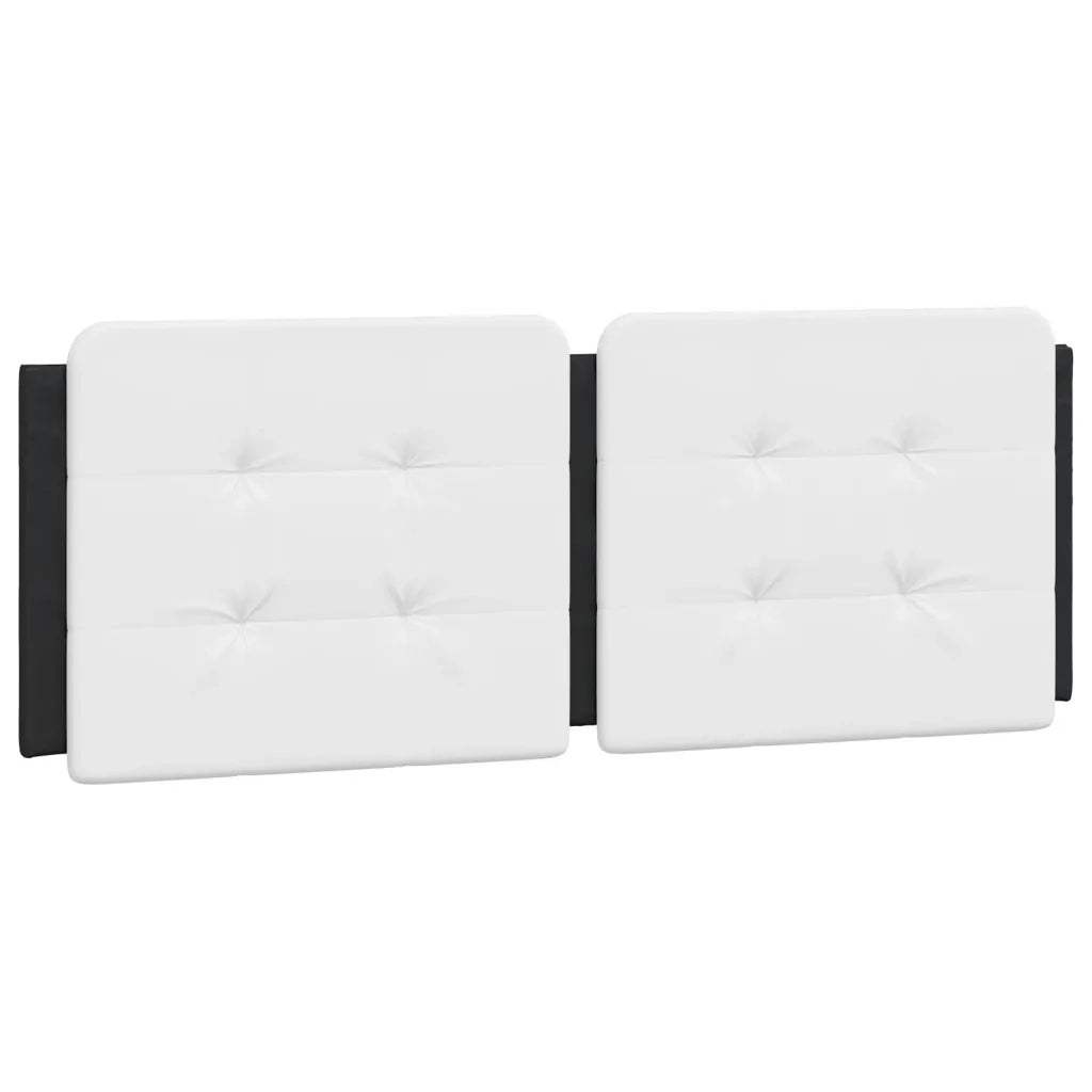 Cuscino Testiera Zadar Nero e Bianco 120 cm in Similpelle CFW2680193