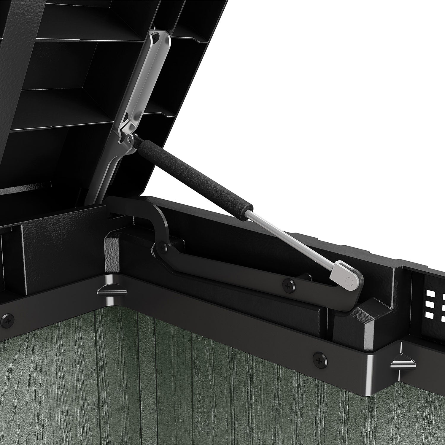 Baule da Esterno Keter Darwin Store-it-Out 140x80x120 cm in Evothech+ Verde