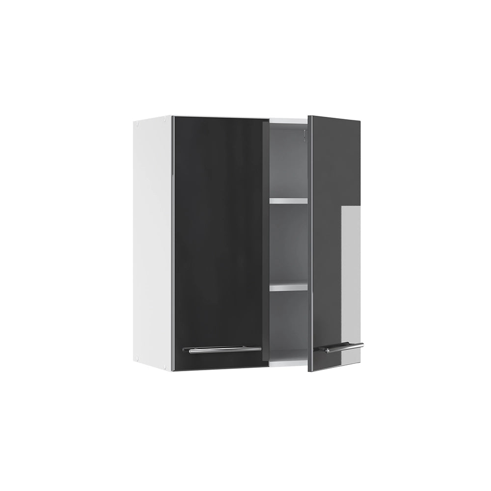 Vicco Pensile da cucina Antracite lucido 60 cm