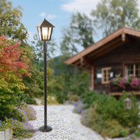 HEIDI Lampioncino con Lanterna Ferro Battuto Design Rustico