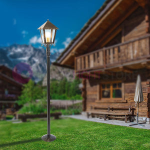 HEIDI Lampioncino con Lanterna Ferro Battuto Design Rustico