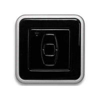 TELECOMANDO 1 CANALE DA PARETE NERO ASA GO-P1 ELEGANCE 2211127 AUTOMAZIONE NUOVO