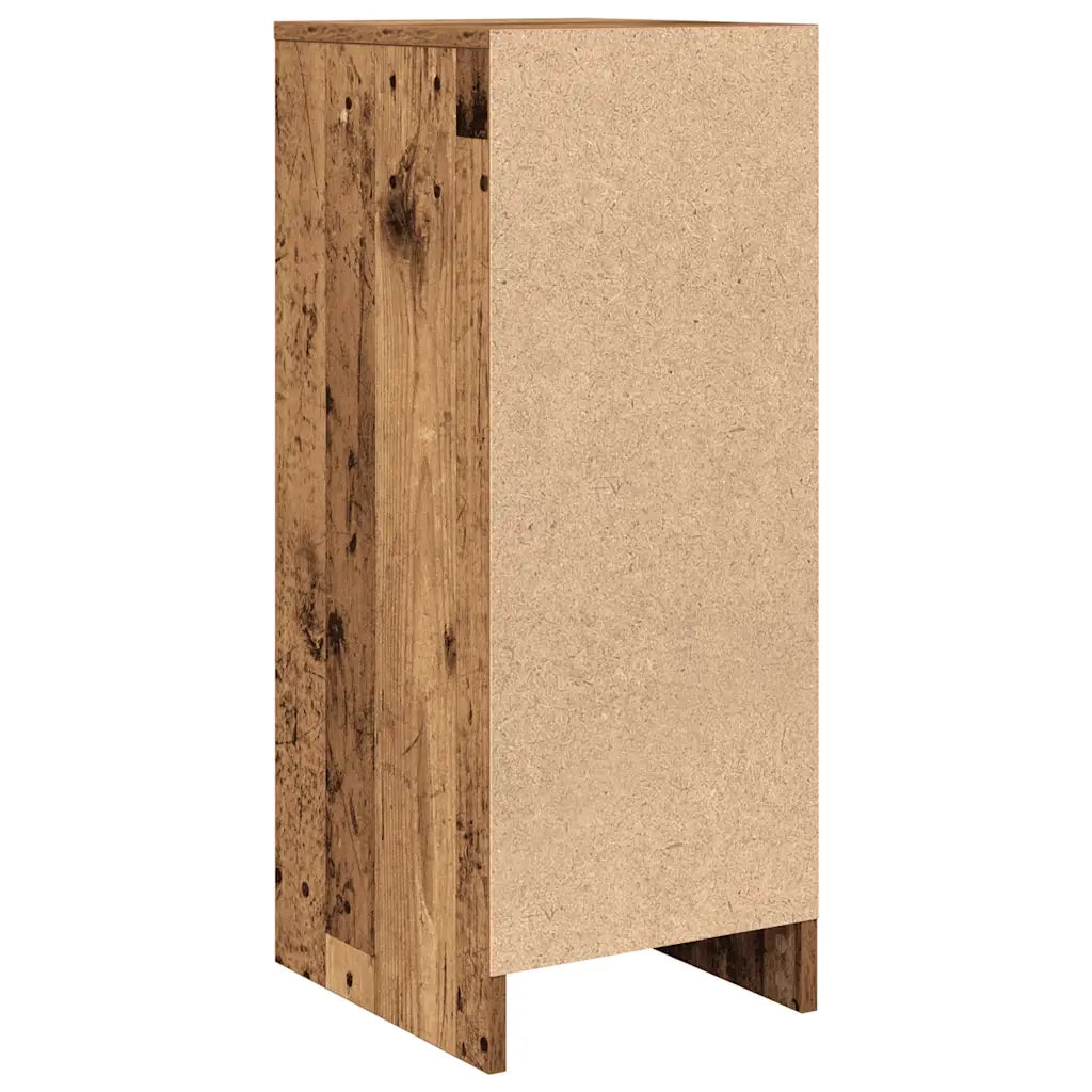 Credenza Legno Antico 29,5x34x76 cm in Legno Multistrato