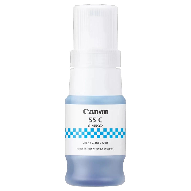 CANON GI-55C CIANO (6289C001) - CARTUCCIA ORIGINALE 40ML x GX1050 / GX2050