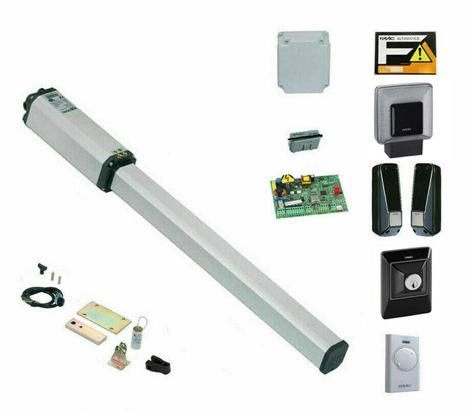 FAAC 402 CBC 230V 1 ANTA 1.8 MT KIT AUTOMAZIONE CANCELLO BATTENTE OLEODINAMICO