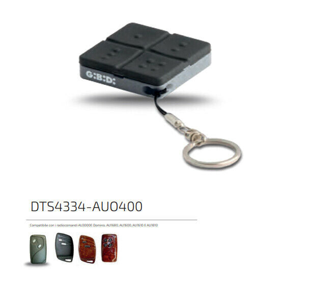 TELECOMANDO RADIOCOMANDO AU0400 GIBIDI DOMINO roller EX AU 01590 