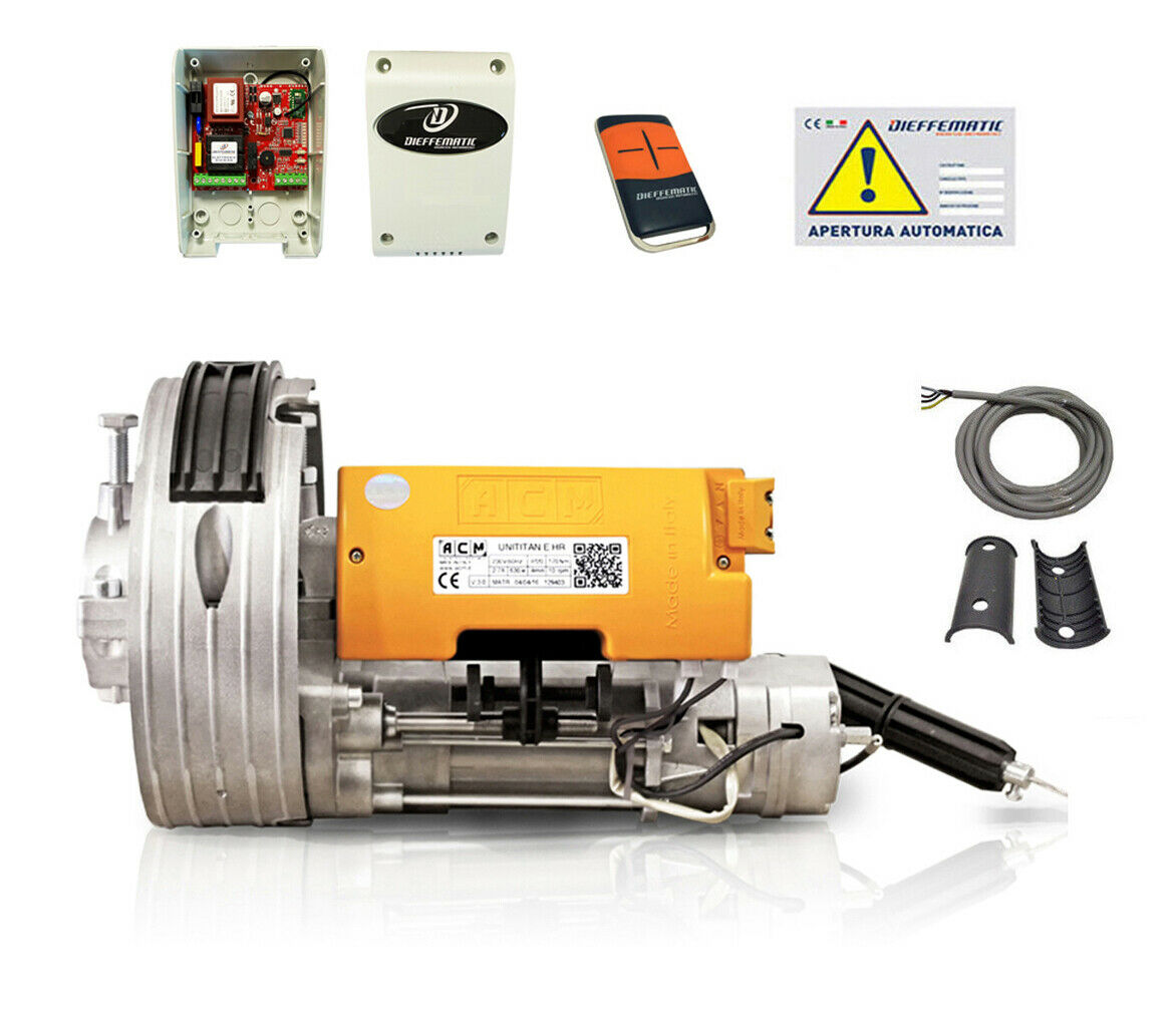 KIT MOTORE PER SERRANDA ACM UNITITAN E HR 170KG CON ELETTROFRENO CENTRALINA 1TX