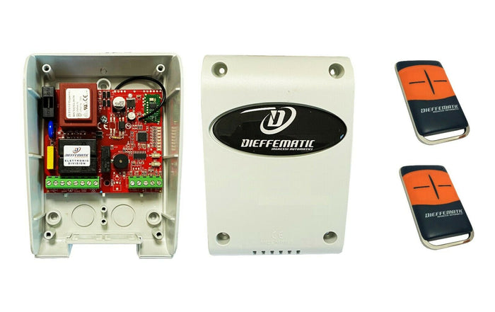 KIT CENTRALE DI COMANDO SCHEDA QUADRO SERRANDA AVVOLGIBILE GARAGE CLER BOX 230V