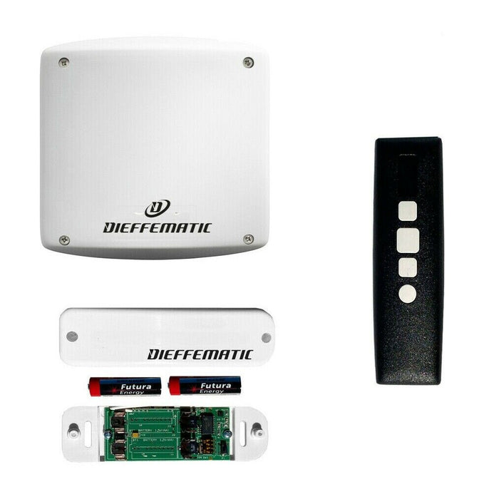 KIT CENTRALE SENSORE OSCILLAZIONE VENTO VIBRAZIONE +TEL TENDA TENDE DA SOLE KITE