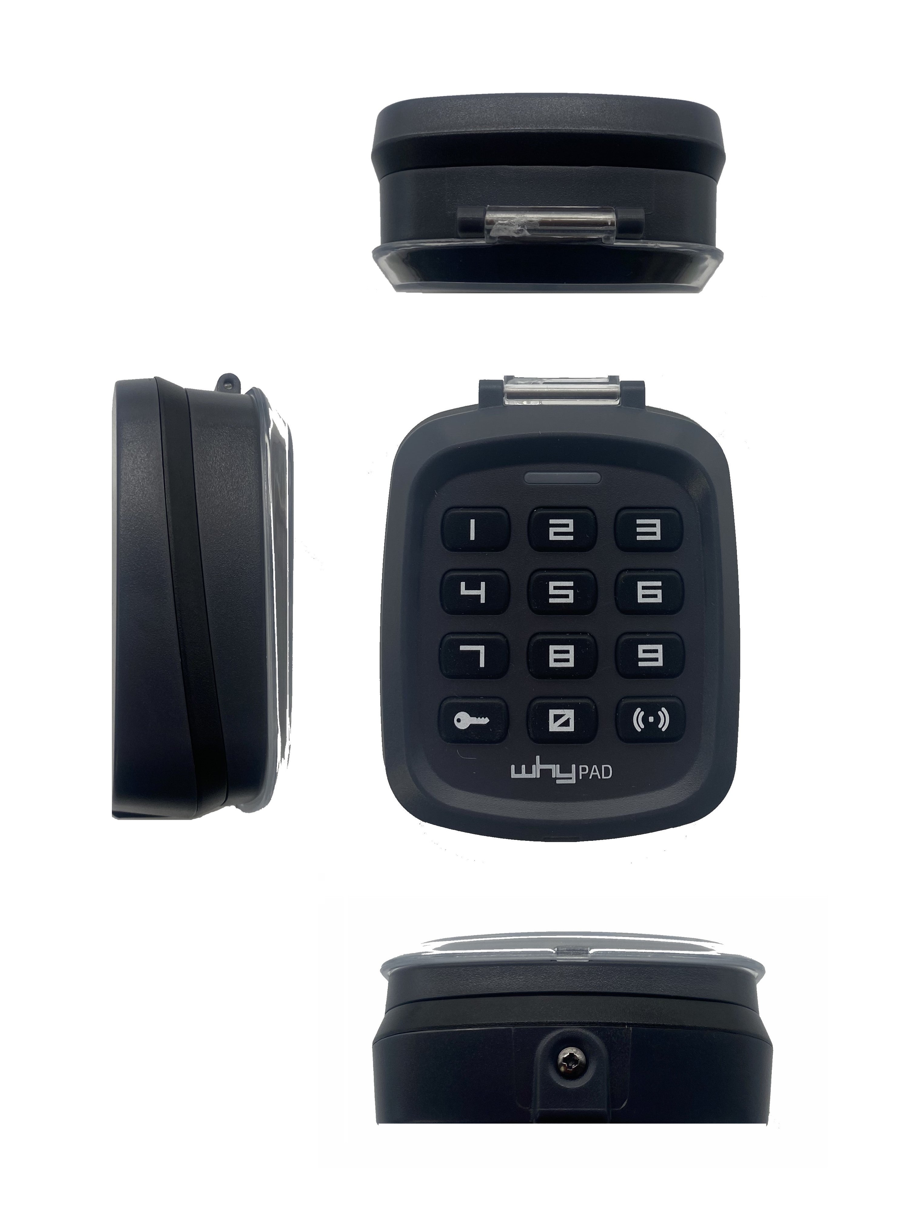 TASTIERA TASTIERINO NUMERICA VIA RADIO SENZA FILI PULSANTIERA WIRELESS NERO KP