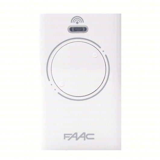 TELECOMANDO TRASMETTITORE nuovo modello FAAC XT2 868 SLH LR 787009 BIANCO