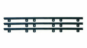 KIT CREMAGLIERA 3 MT 3MT METRI UNIVERSALE CANCELLO SCORREVOLE NYLON PLASTICA