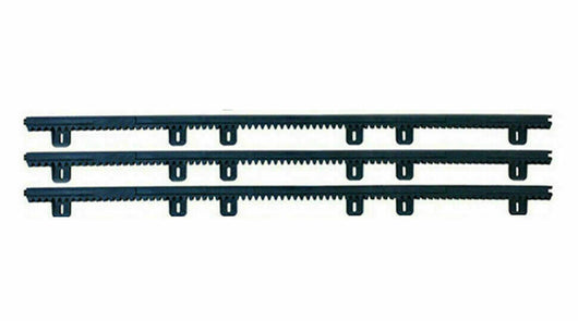 KIT CREMAGLIERA 3 MT 3MT METRI UNIVERSALE CANCELLO SCORREVOLE NYLON PLASTICA