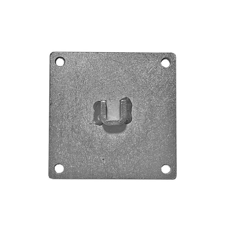 STAFFA PER MOTORE TUBOLARE PER TAPPARELLA MODELLO QUADRO 100X100 ATTACC 10X10 MM