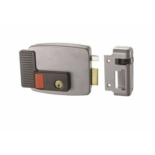 ELETTRO SERRATURA SI ADATTA A CISA DESTRA DX 034 ELETTRICA CON PULSANTE CANCELLI