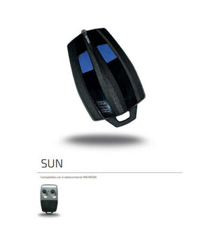 TELECOMANDO RADIOCOMANDO TRASMETTITORE BICANALE RIB MOON 2 CANALI 433 ORIGINALE