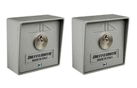 COPPIA 2 SELETTORE A CHIAVE UNICA UGUALE AUTOMAZIONE CANCELLO SERRANDA GARAGE