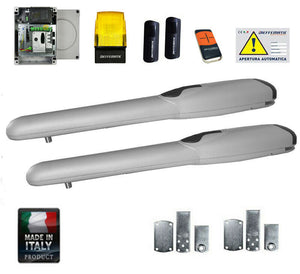 KIT AUTOMAZIONE PER CANCELLO BATTENTE 24 COMPATIBILE CON DITEC CARDIN DASPI #2