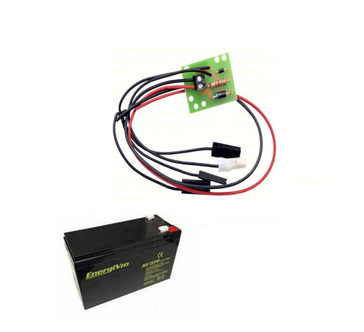 SET PACCO BATTERIE BATTERIA TAMPONE + CARICABATTERIA EKOS M2 12V DIEFFEMATIC