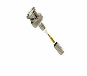 CONNETTORE 408030 BNC RG59 RG64 KX6 DIAM 6.2 CRIMPARE CAVO VIDEO SORVEGLIANZA