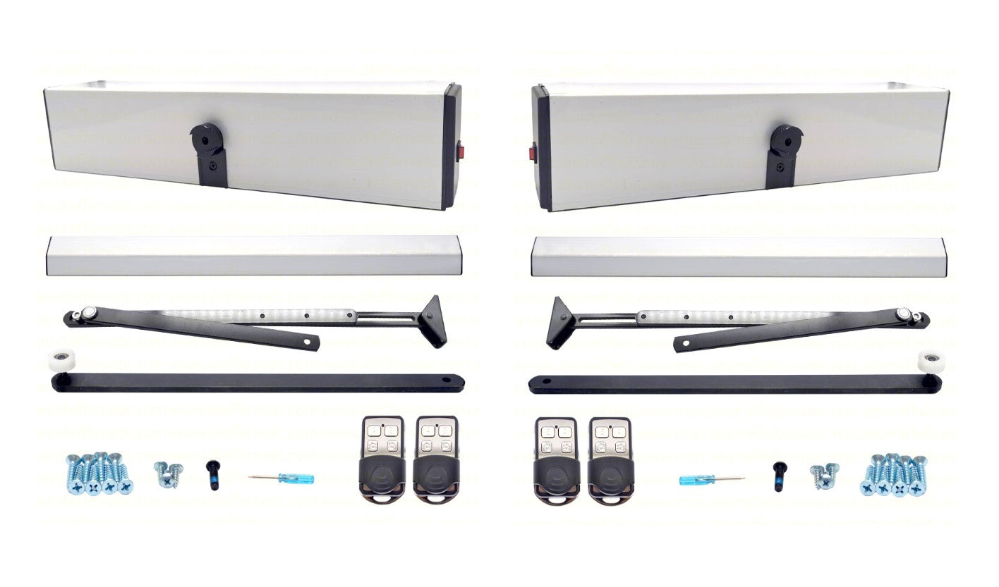 APRIPORTA APRI PORTE MOTORIZZATO INGRESSO AUTOMATICO BATTENTE 2 ANTE 230V