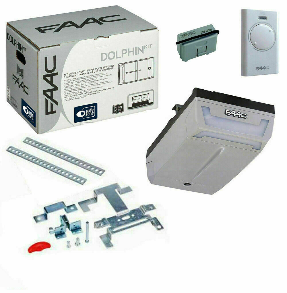 FAAC DOLPHIN D600 KIT SET AUTOMAZIONE PORTA PORTE BASCULANTI GARAGE 10566544
