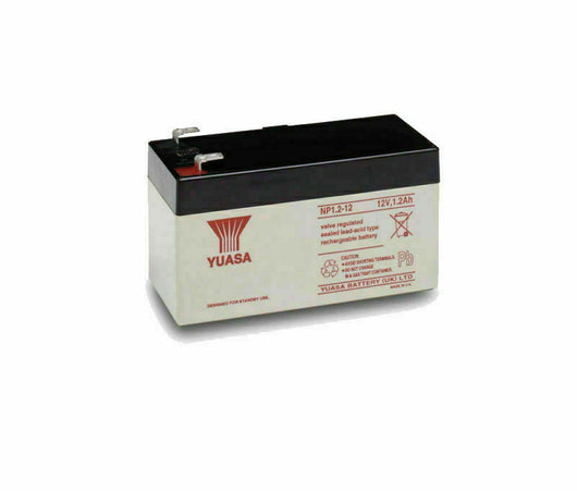 BATTERIA YUASA 1,2AH 1,2 AH BATTERIE RICARICABILE 12V X ALLARME ANTIFURTI FIAMM