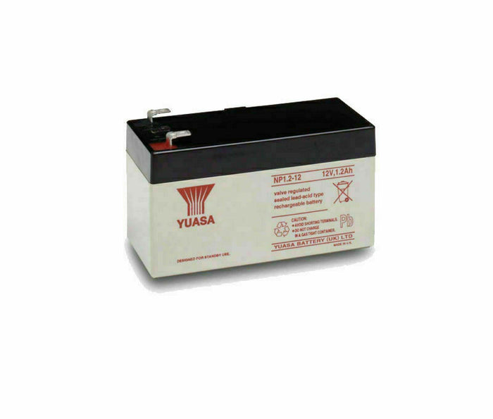 BATTERIA YUASA 1,2AH 1,2 AH BATTERIE RICARICABILE 12V X ALLARME ANTIFURTI FIAMM