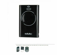TELECOMANDO TRASMETTITORE FAAC XT XT2868SLH 2 868 MASTER ORIGINALE 7870091 NERO