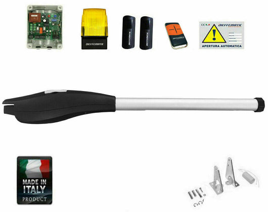 KIT AUTOMAZIONE CANCELLI 230V TRB C.600 1 MONO ANTA BATTENTE MOTORE PROFESSIONAL