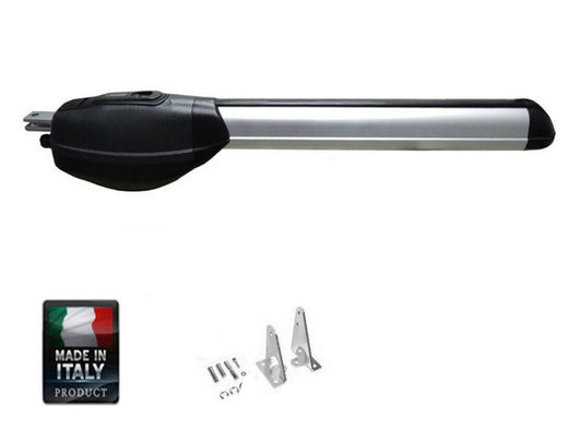 MOTORE PISTONE MOTORIDUTTORE AUTOMAZIONE CANCELLO BATTENTE 230V CON 2 FINECORSA