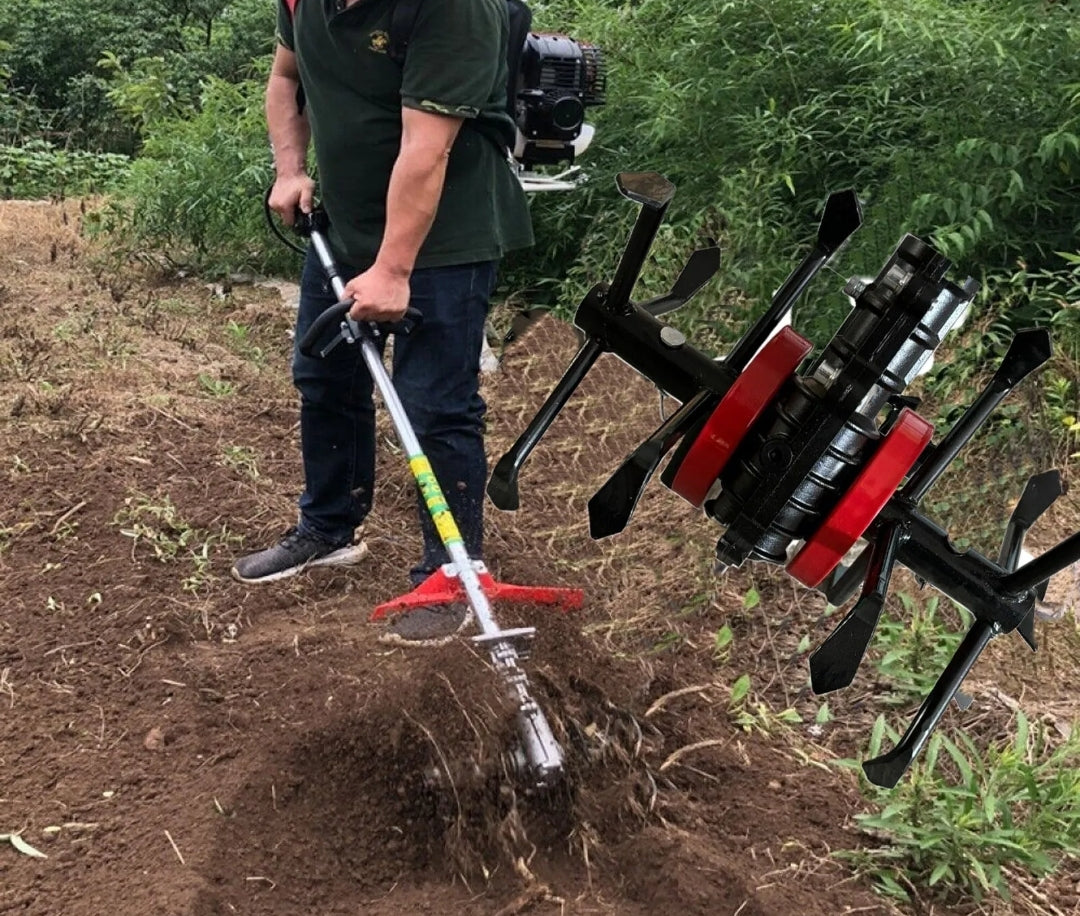 Gruppo Zappetta Decespugliatore Slim Motozappa 9 Denti Ø26 mm per Orto Fresa Universale 07493