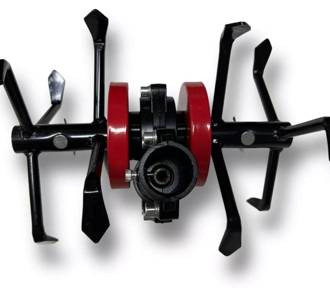 Gruppo Zappetta Decespugliatore Slim Motozappa 9 Denti Ø26 mm per Orto Fresa Universale 07493