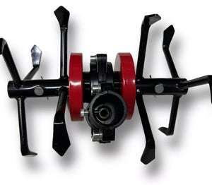 Gruppo Zappetta Decespugliatore Slim Motozappa 9 Denti Ø26 mm per Orto Fresa Universale 07493