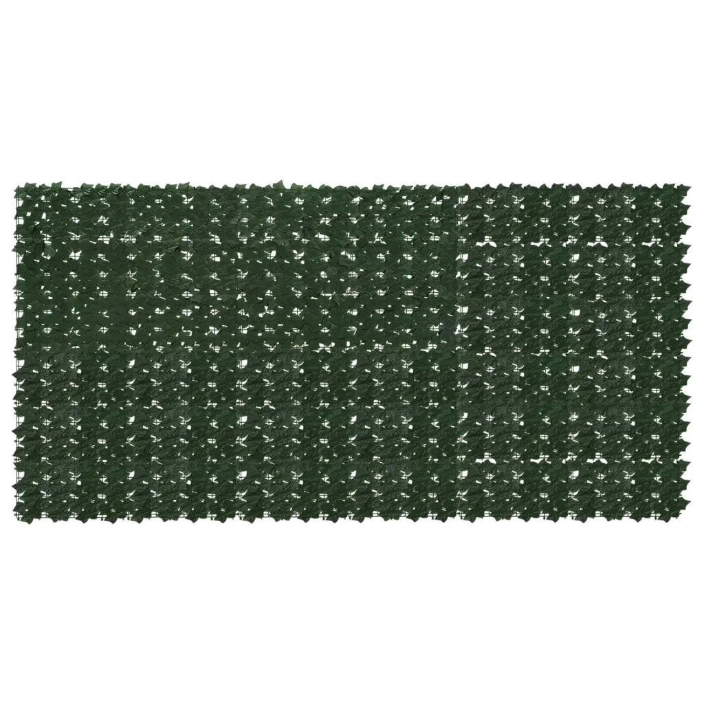 Schermo per balcone con foglie Verde Scuro 300 x 150 cm