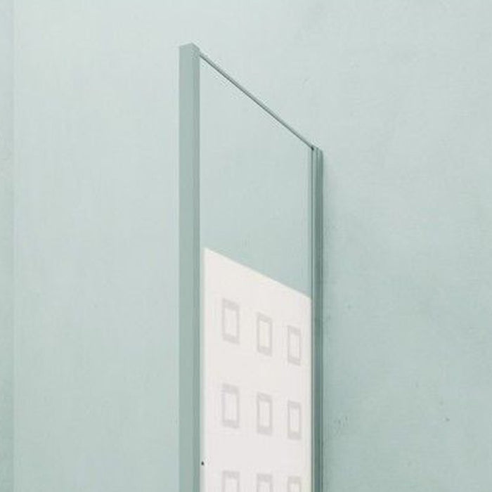 Parete fissa 77-79 cm vetro serigrafato 6 mm, h. 1,95 da abbinare ad una porta - new plus