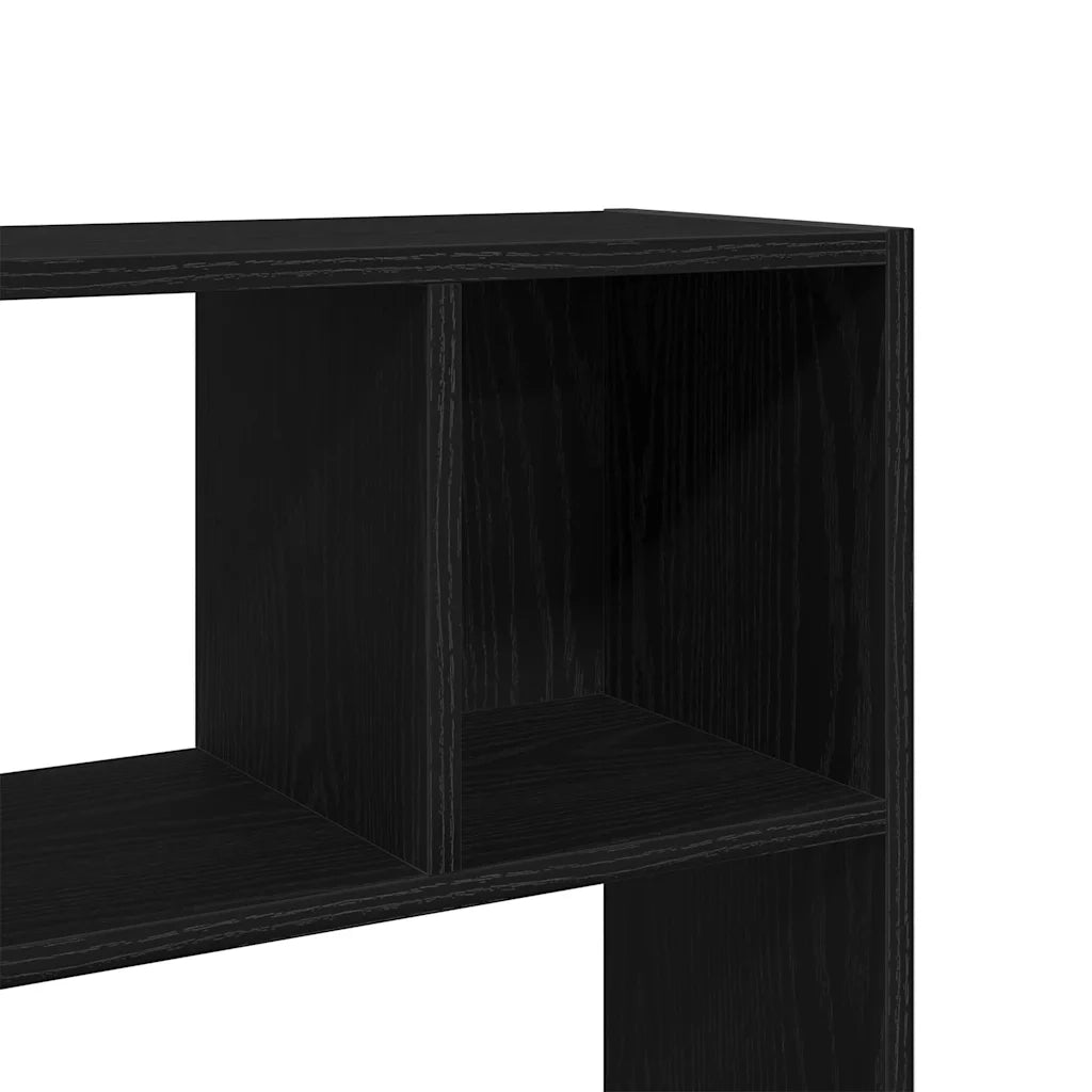 Libreria/Divisorio Rovere Nero 105x24x102 cm