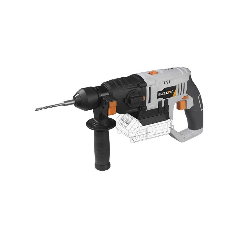 BATAVIA Trapano a batteria 18V MAXXPACK | SDS Plus | escl. Caricabatterie