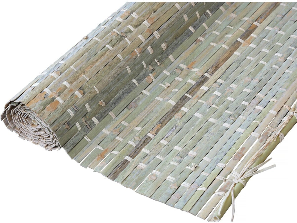 Kit Sukkah in NINA Regolabile 5 x 3 m - 4 Rotoli di Canna di Bambù e 5 Doghe in Legno