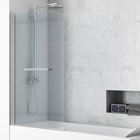 Parete vasca 90-92 cm vetro trasparente 6 mm- new plus