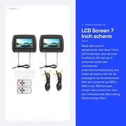 Schermo LCD 7 pollici per sedile auto - Monitor 2 in 1 16:9 con risoluzione 800 x 480 - Supporta 2 ingressi video - Autoschermo universale - 

Nota: ho mantenuto il modello e le specifiche tecniche originali.