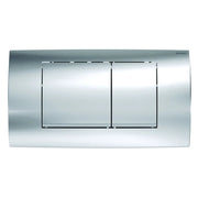 PLACCA DI COMANDO TWIN LINE30 DOPPIO TASTO CROMO SATINATA GEBERIT