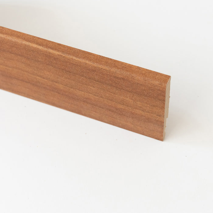 battiscopa in mdf noce tanganica mm.11/14x80x2400 cod:ferx.2236