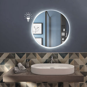Specchio da Bagno Tondo diametro 60 cm Made Italy