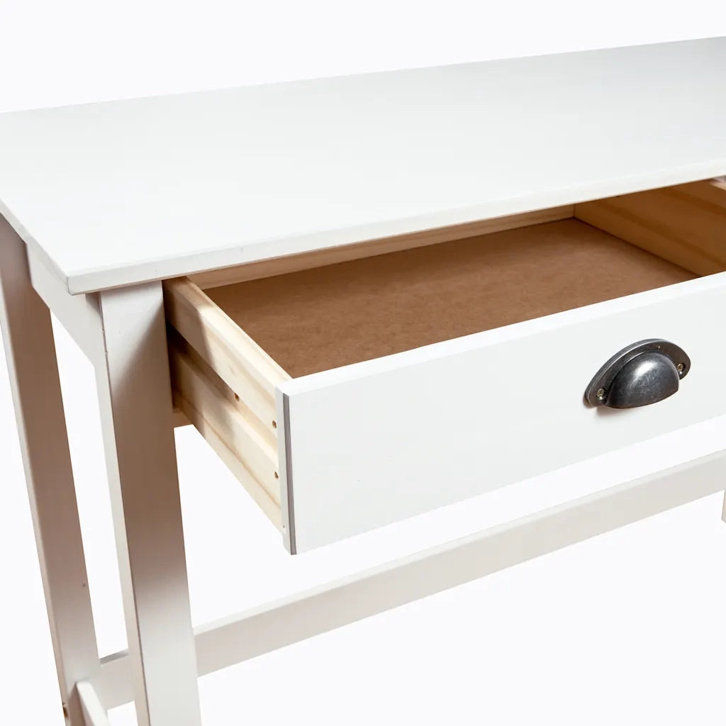 Consolle | Tavolo d'Ingresso Hill con 2 Cassetti 110x45x74 cm in Massello di Pino